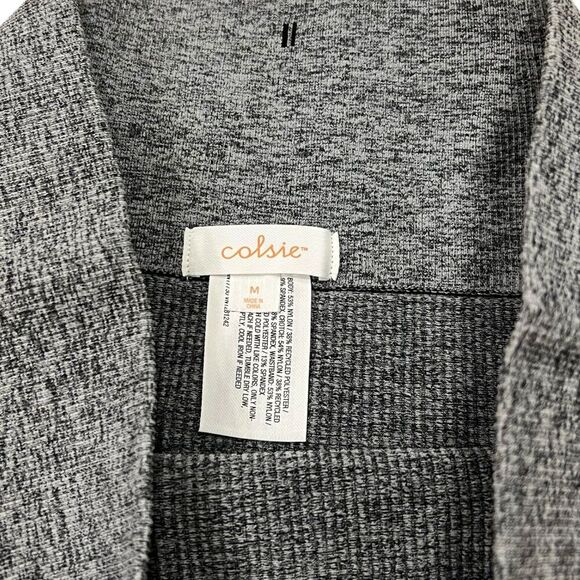 Colsie Gray Heather Biker Shorts M - Picture 3 of 3